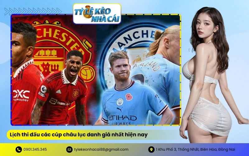 Lịch thi đấu các cúp châu lục danh giá nhất hiện nay